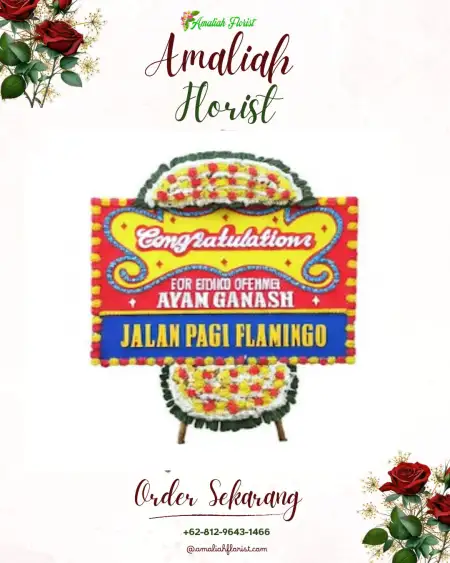 Sewa Papan Bunga Pakujaya